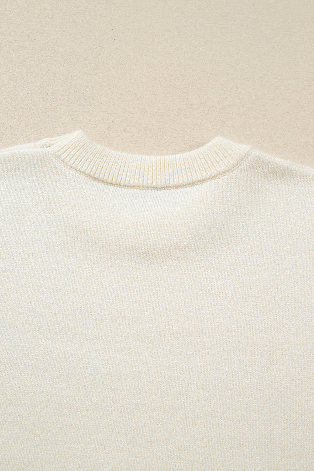 White Sequined Bow Graphic Christmas Holiday Sweater-TOPS / DRESSES-[Adult]-[Female]-2022 Online Blue Zone Planet