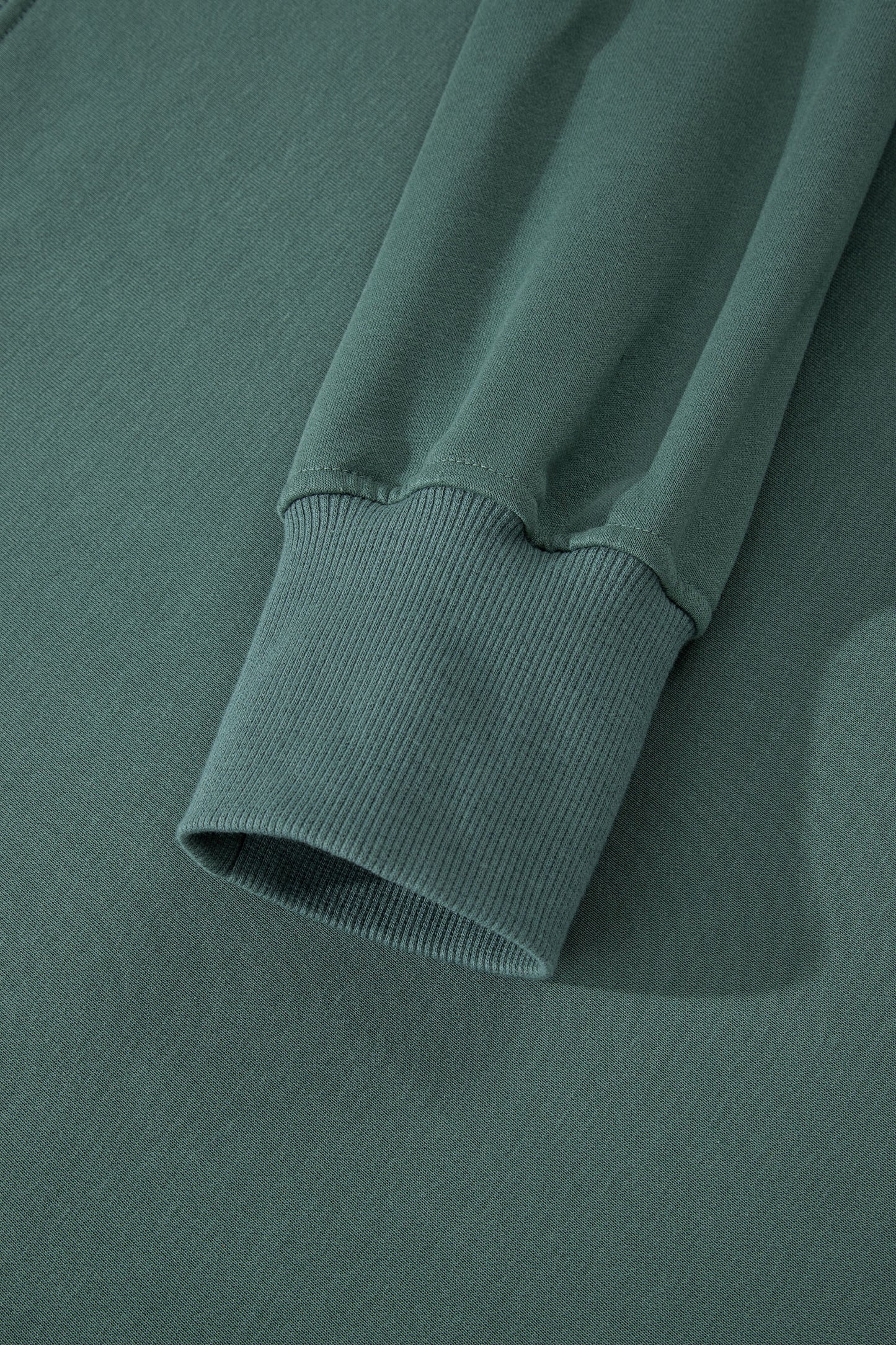 Green Bay Solid Color Oversize Slit Sweatshirt Ribbed Leggings 2pcs Set-Two Piece Sets/Pant Sets-[Adult]-[Female]-2022 Online Blue Zone Planet