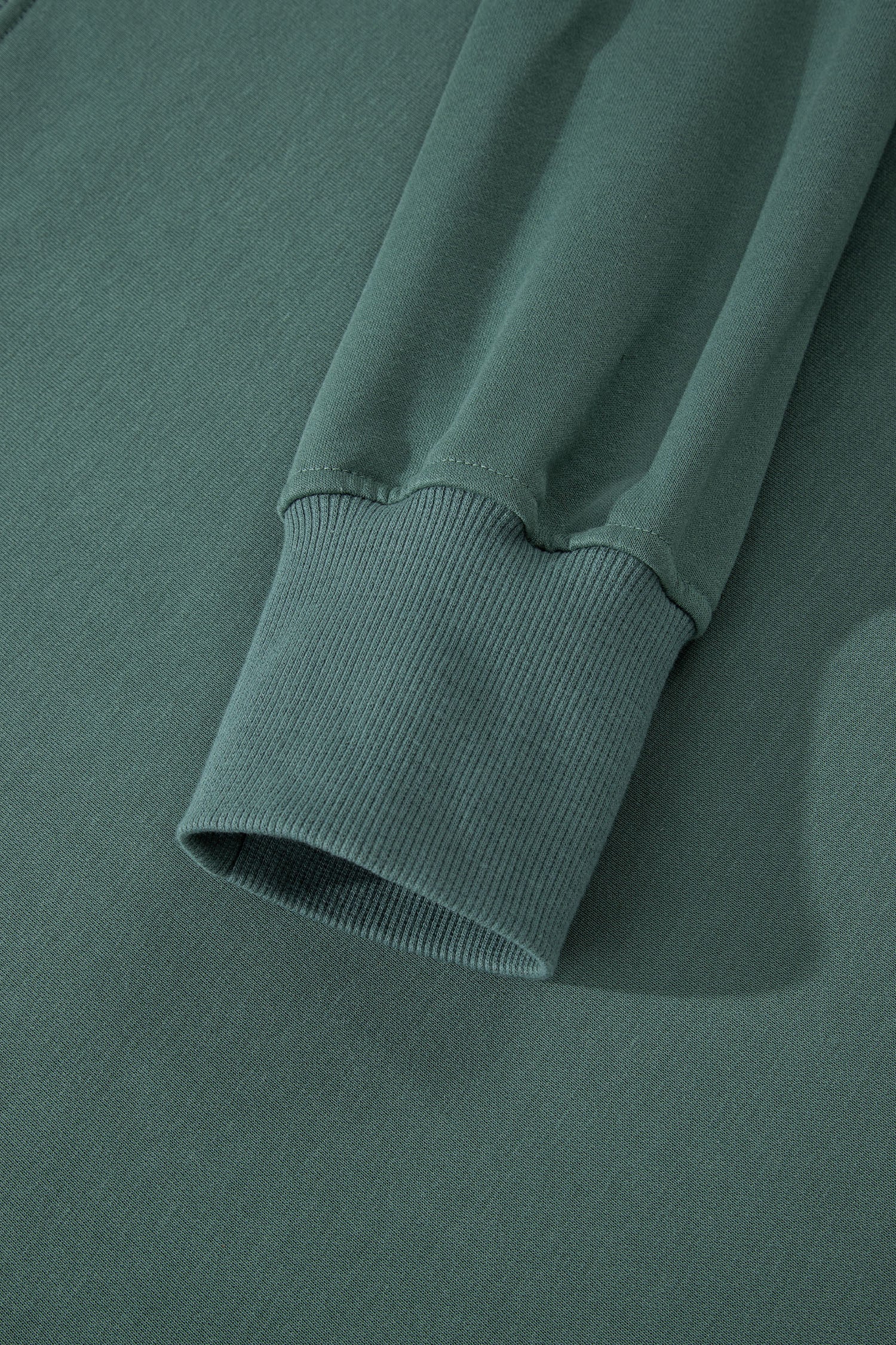 Green Bay Solid Color Oversize Slit Sweatshirt Ribbed Leggings 2pcs Set-Two Piece Sets/Pant Sets-[Adult]-[Female]-2022 Online Blue Zone Planet