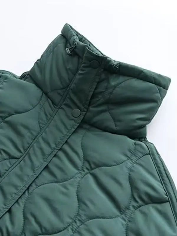 autumn and winter zippered loose jacket BLUE ZONE PLANET