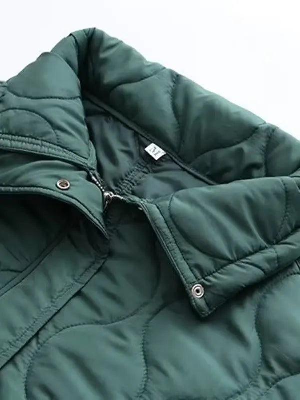 autumn and winter zippered loose jacket BLUE ZONE PLANET