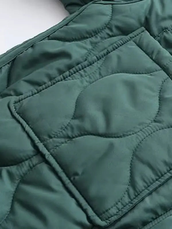 autumn and winter zippered loose jacket BLUE ZONE PLANET