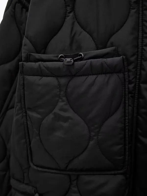 autumn and winter zippered loose jacket BLUE ZONE PLANET