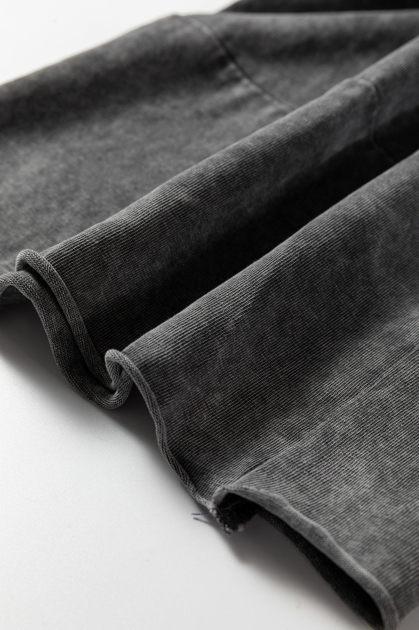 Medium Grey Mineral Wash Lace-Up High Waist Raw Hem Patched Pocket Pants-Bottoms/Pants & Culotte-[Adult]-[Female]-2022 Online Blue Zone Planet