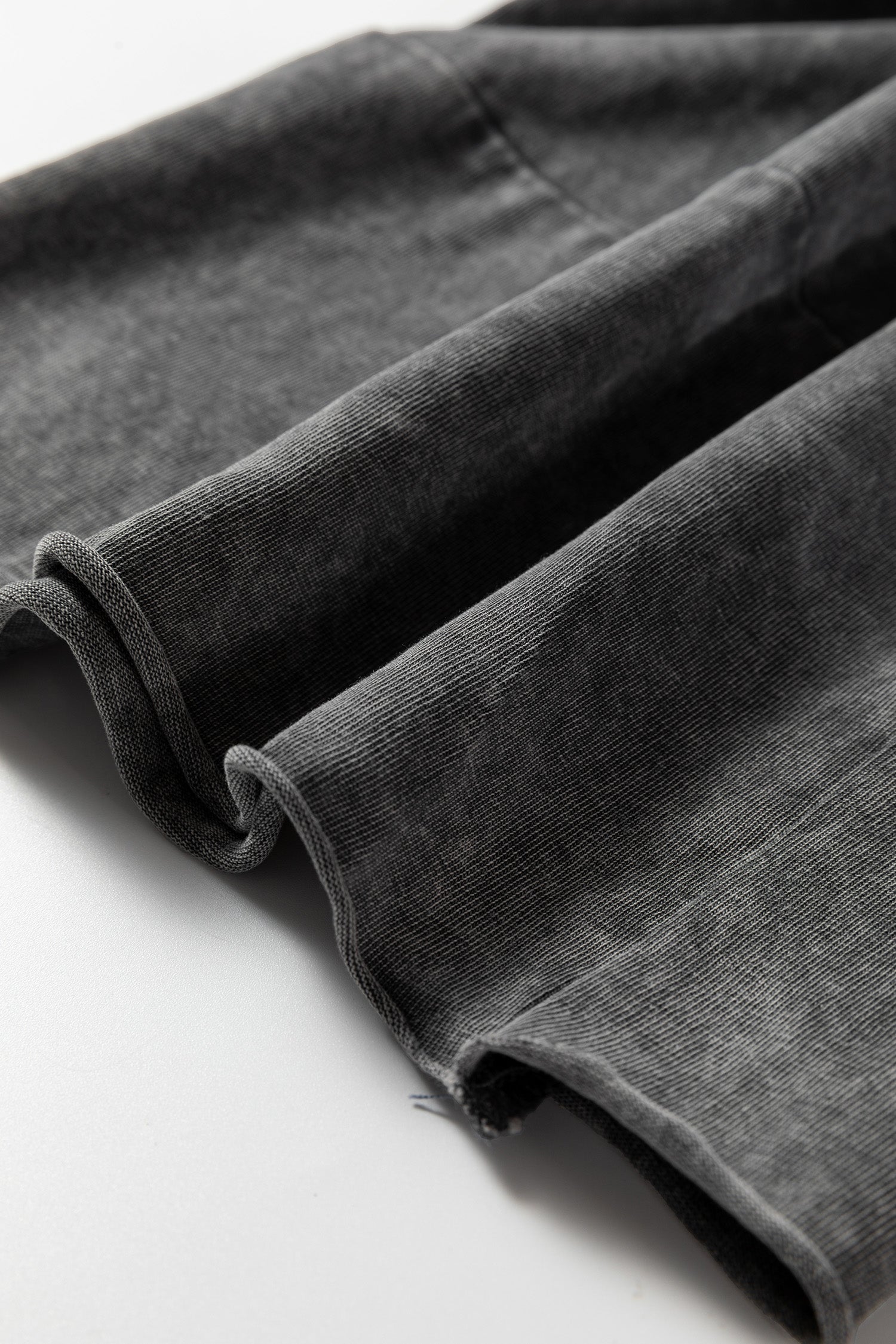 Medium Grey Mineral Wash Lace-Up High Waist Raw Hem Patched Pocket Pants-Bottoms/Pants & Culotte-[Adult]-[Female]-2022 Online Blue Zone Planet