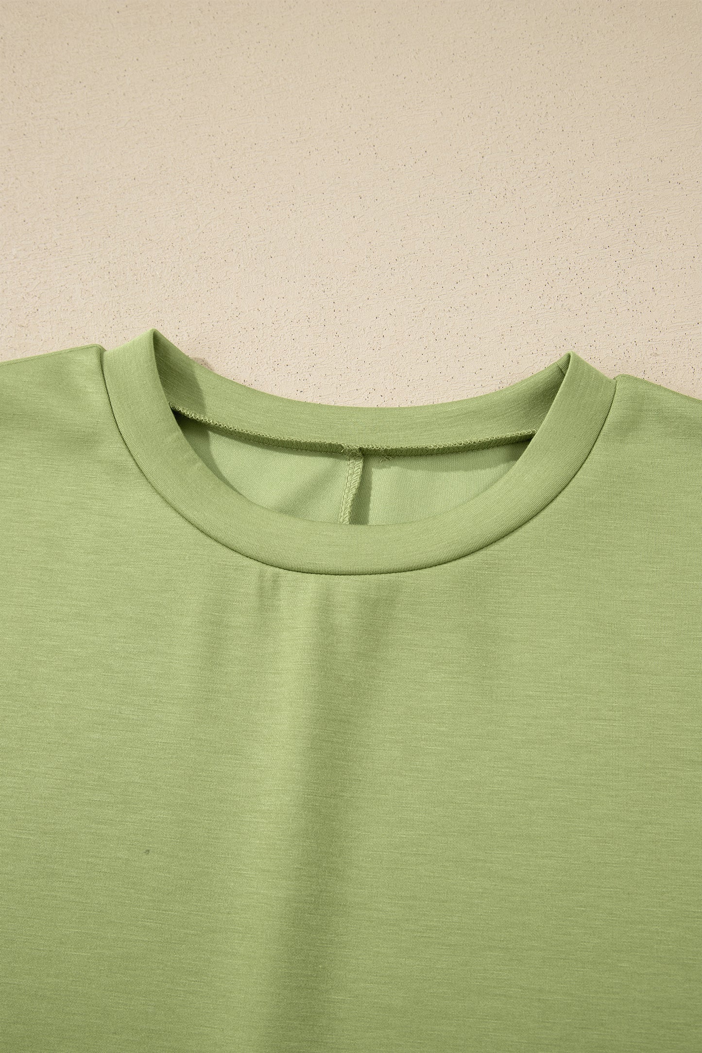 Green Bay Solid Color Long T Shirt Dress with Slits-TOPS / DRESSES-[Adult]-[Female]-2022 Online Blue Zone Planet