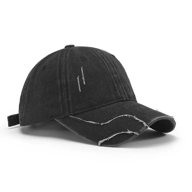 Blue Zone Planet | Raw Hem Adjustable Cap-HATS-[Adult]-[Female]-2022 Online Blue Zone Planet