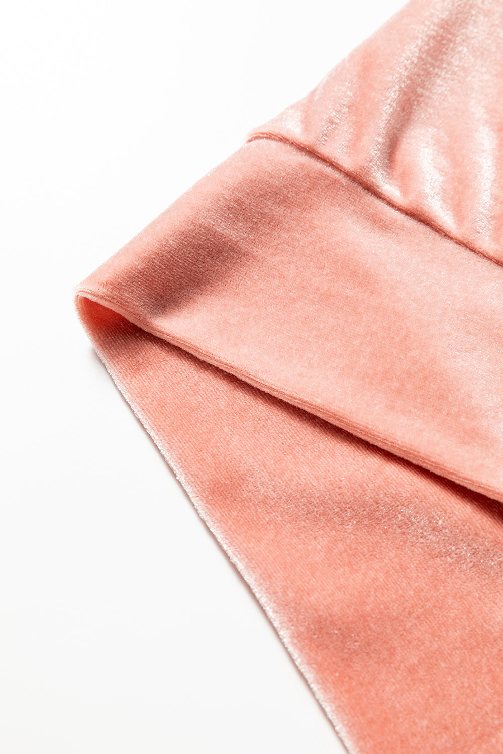 Peach Blossom Velvet Zip-up Hoodie and Wide Leg Pants Set-Tops / Dresses-[Adult]-[Female]-2022 Online Blue Zone Planet