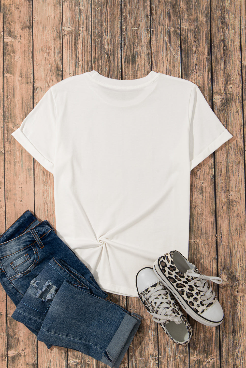 Bright Green Casual Plain Crew Neck Tee-Tops/Tops & Tees-[Adult]-[Female]-2022 Online Blue Zone Planet