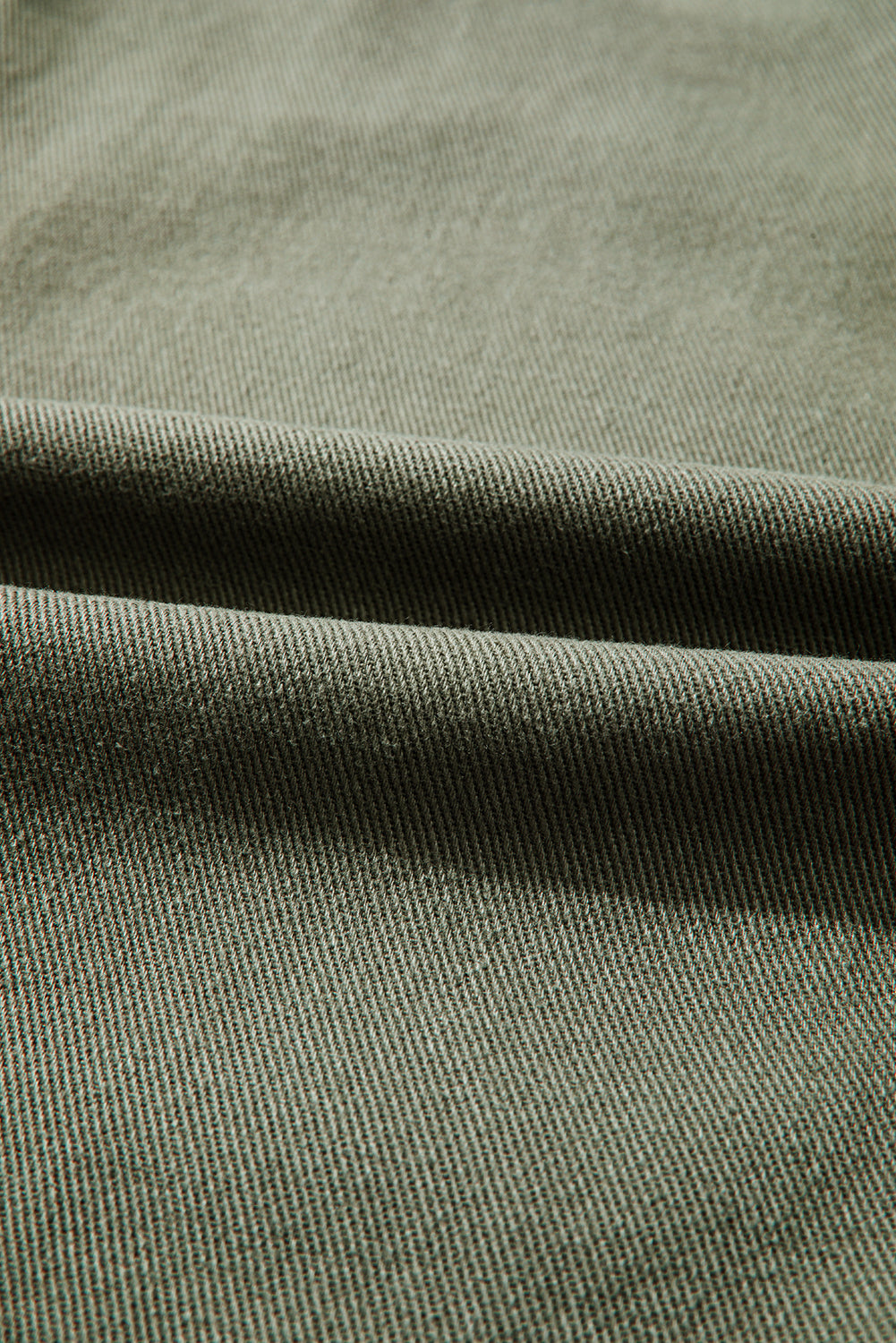 Smoke Green Patched Pocket Collared Button Front Boyfriend Denim Jacket-Outerwear/Denim jackets-[Adult]-[Female]-2022 Online Blue Zone Planet