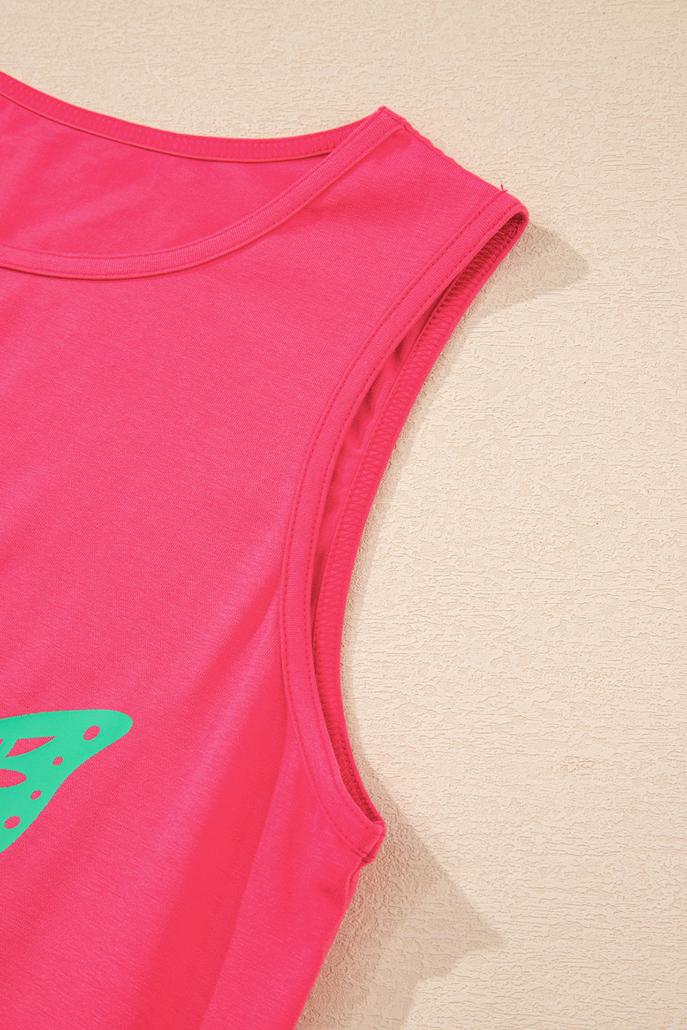 Sachet Pink Butterfly Graphic Casual Tank Top-Tops/Tank Tops-[Adult]-[Female]-2022 Online Blue Zone Planet
