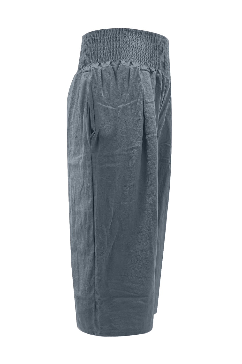 Pocketed High Waist Pants-BOTTOMS SIZES SMALL MEDIUM LARGE-[Adult]-[Female]-2022 Online Blue Zone Planet