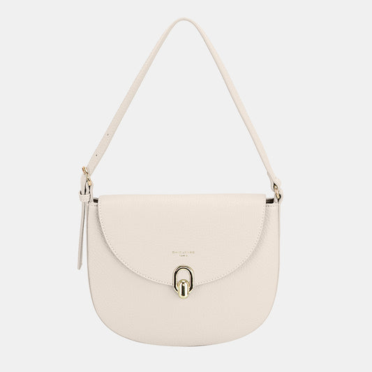 Blue Zone Planet | David Jones Metal Buckle Shoulder Bag-TOPS / DRESSES-[Adult]-[Female]-Ivory-One Size-2022 Online Blue Zone Planet
