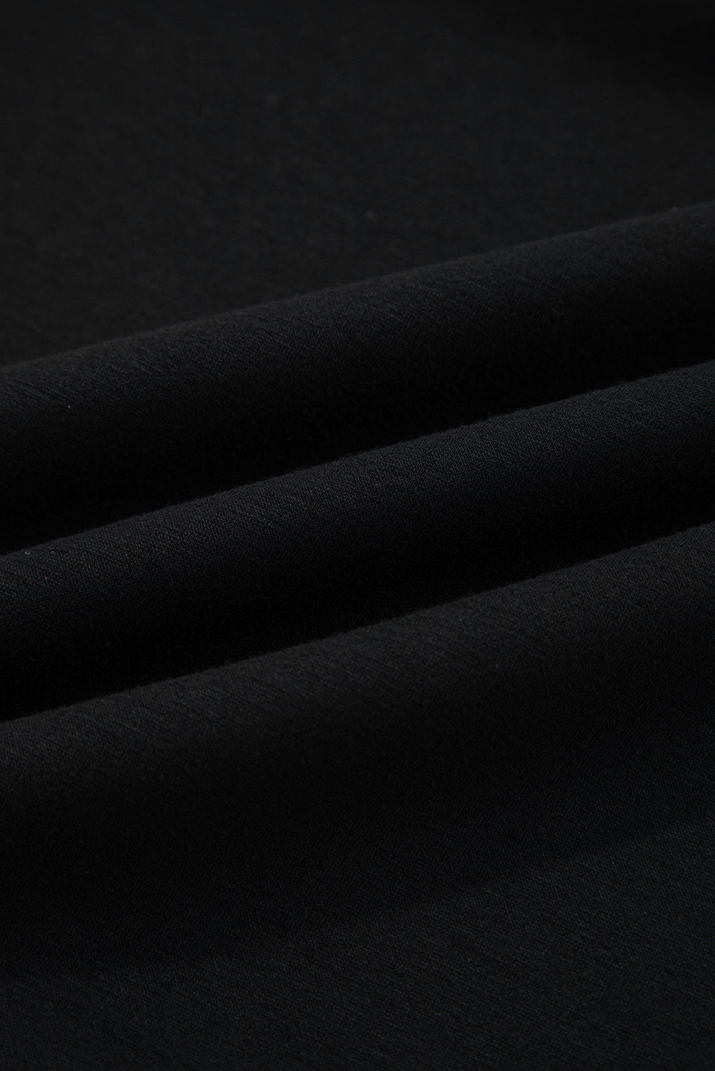 Black Zip Collar Long Sleeve Top Drawstring Pants Set-Two Piece Sets/Pant Sets-[Adult]-[Female]-2022 Online Blue Zone Planet