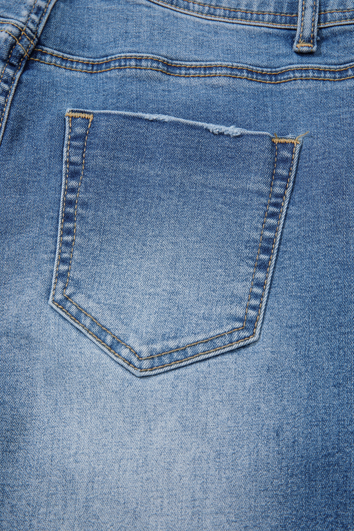 Myosotis Acid Washed Straight Leg Full Length Casual Jeans-Bottoms/Jeans-[Adult]-[Female]-2022 Online Blue Zone Planet