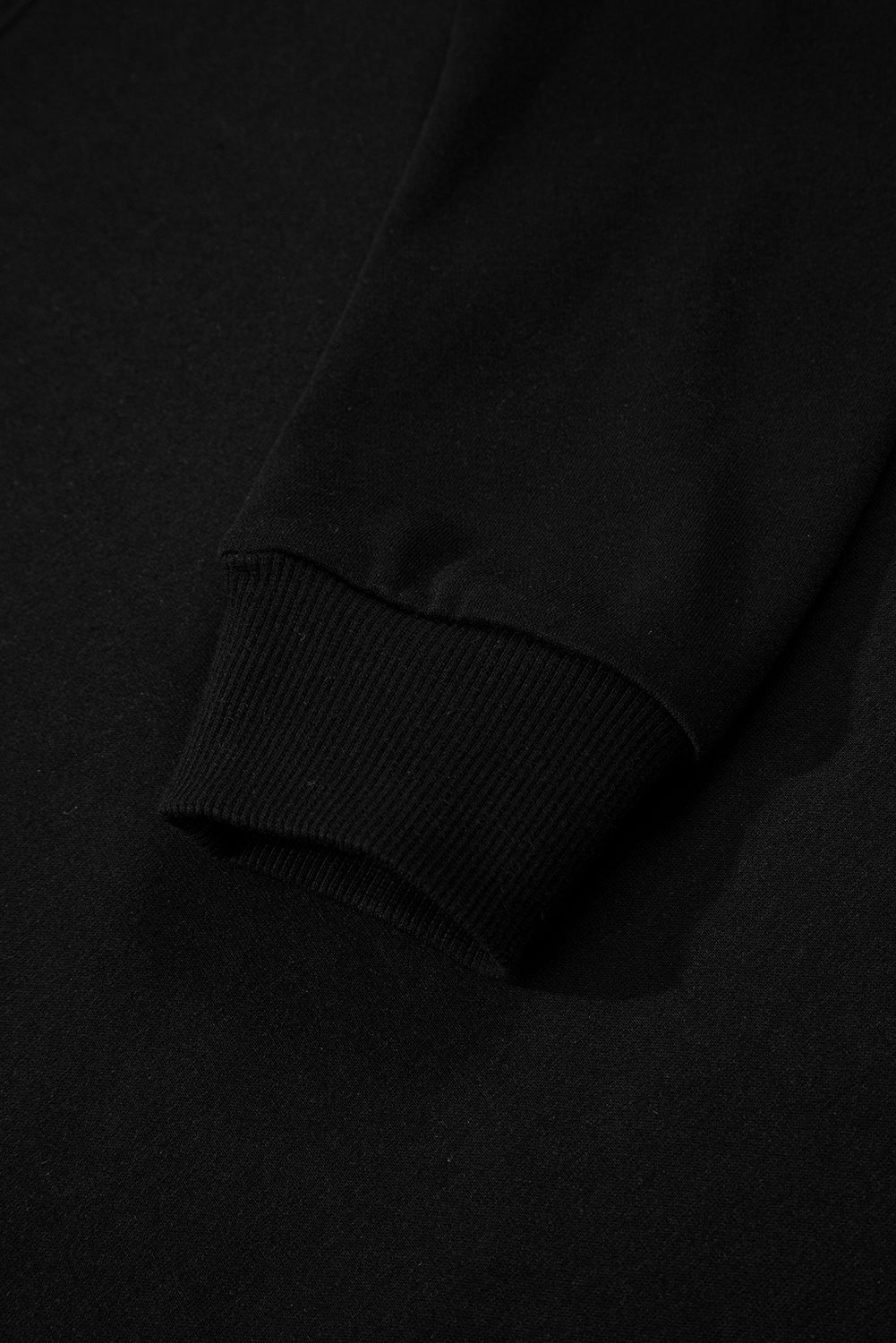 Black Varsity Striped Sleeve Drop Shoulder Sweatshirt and Short Set-Two Piece Sets/Short Sets-[Adult]-[Female]-2022 Online Blue Zone Planet