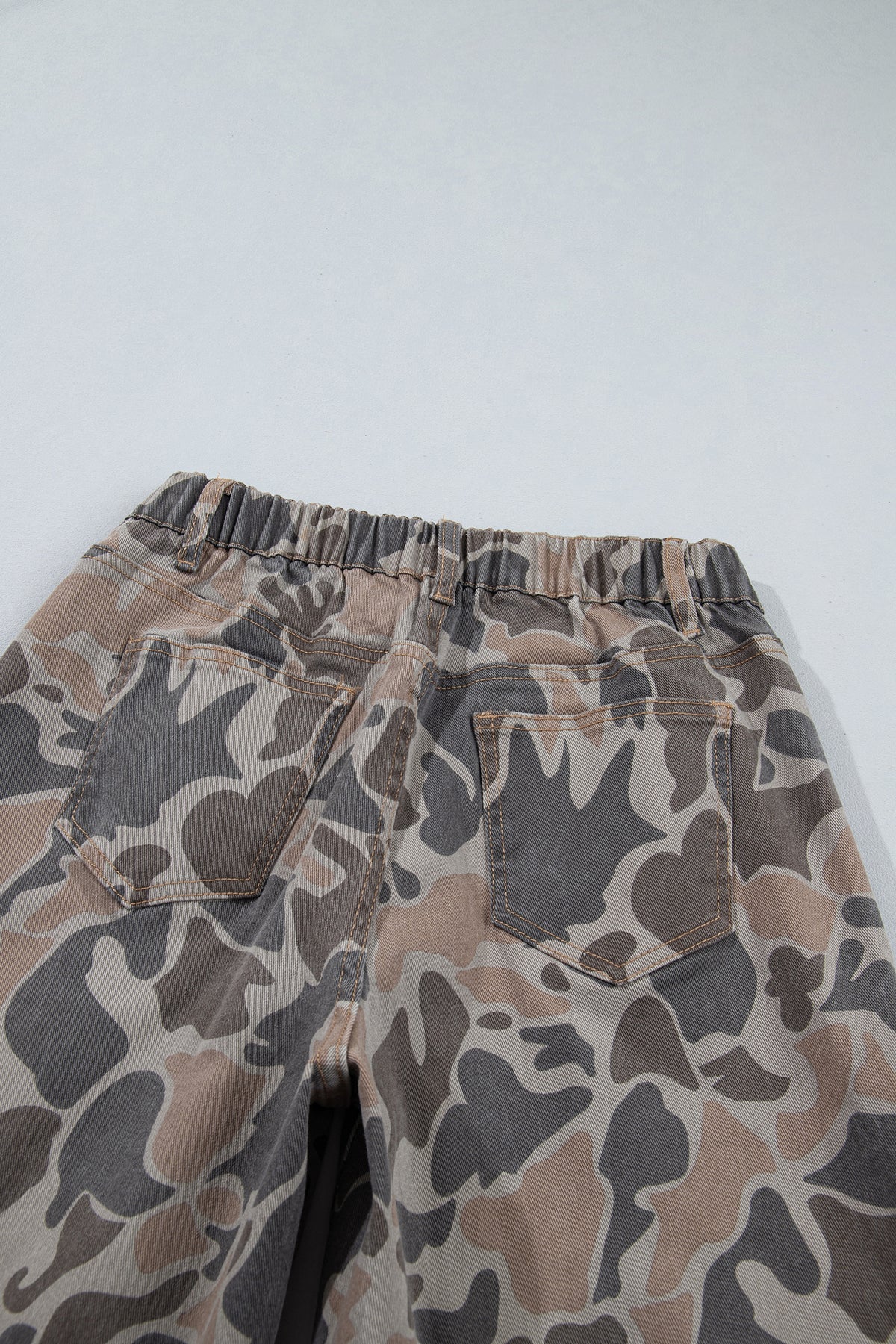 Multicolour Camouflage Shift Ankle Length Jeans-Bottoms/Jeans-[Adult]-[Female]-2022 Online Blue Zone Planet