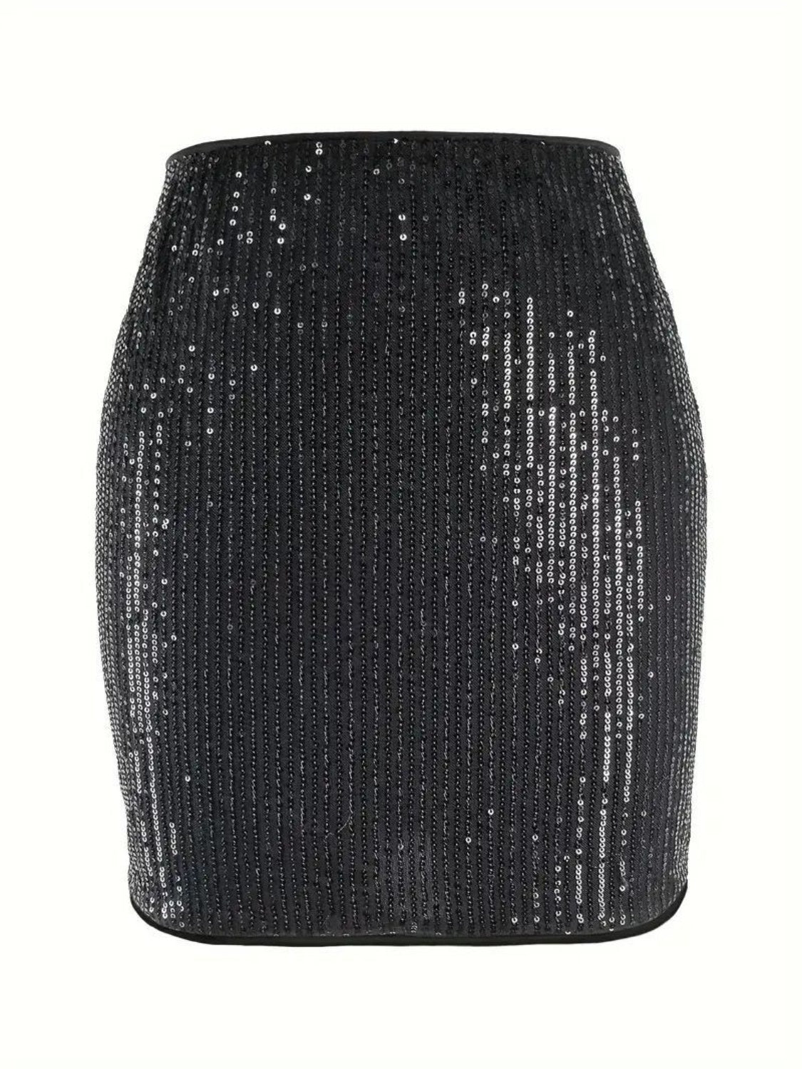 Sequin Mini Skirt-BOTTOMS SIZES SMALL MEDIUM LARGE-[Adult]-[Female]-2022 Online Blue Zone Planet