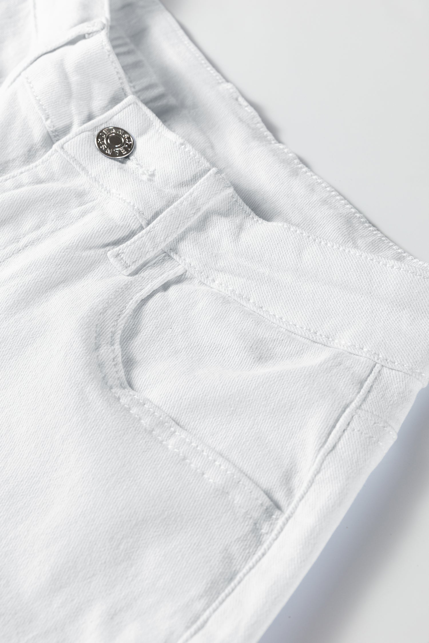 White Bow Knot Side Detail Straight Leg Loose Jeans-Bottoms/Jeans-[Adult]-[Female]-2022 Online Blue Zone Planet