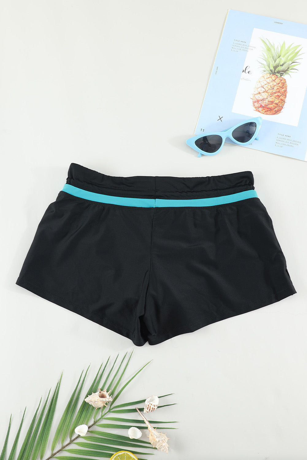 Full Size Drawstring Swim Shorts-TOPS / DRESSES-[Adult]-[Female]-2022 Online Blue Zone Planet