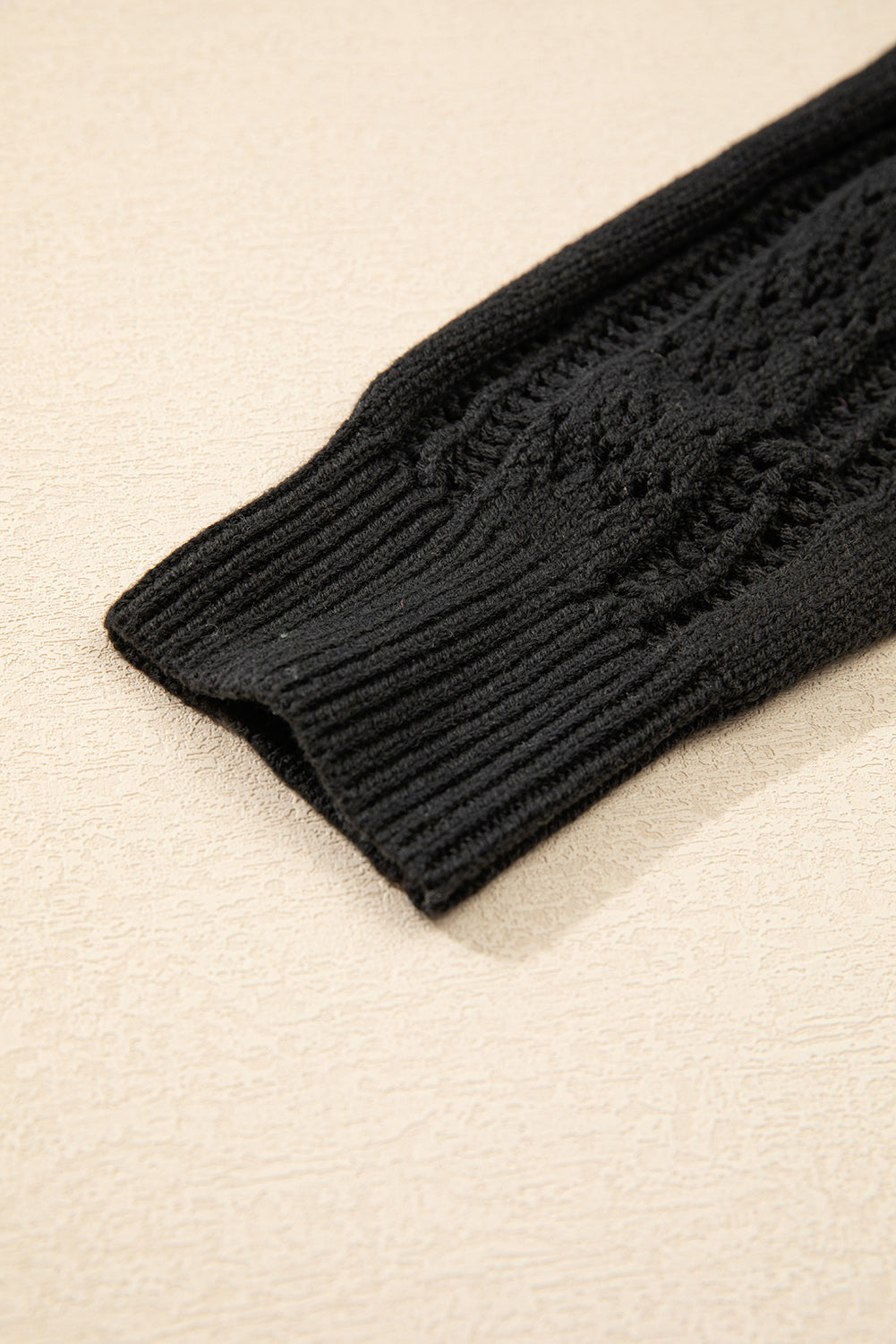 Green Hollow Knit Drop Shoulder Cardigan-Cardigans-[Adult]-[Female]-2022 Online Blue Zone Planet