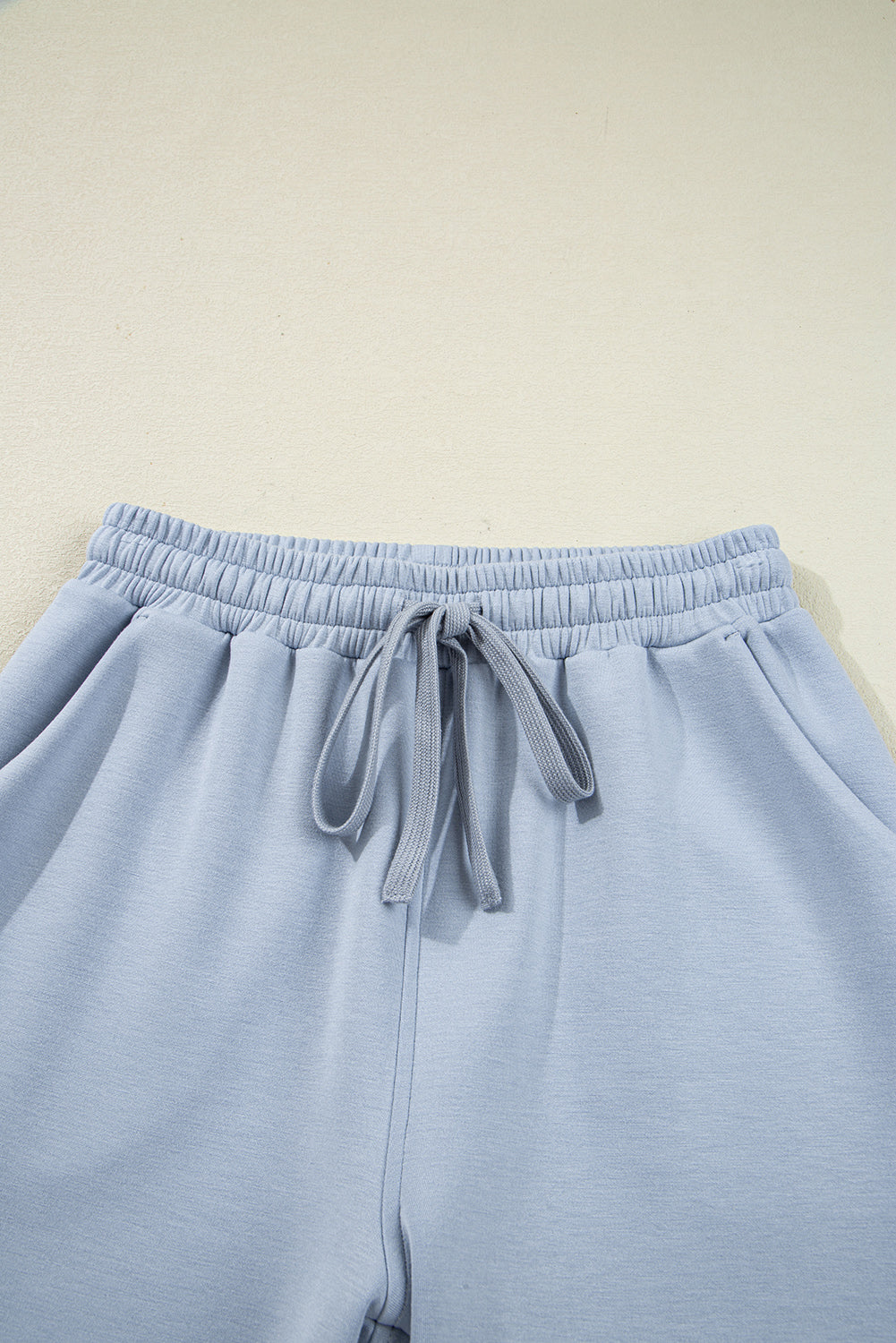 Beau Blue Half Zip Thumbhole Sleeve Hoodie Active Pants 2pcs Outfit-Tops / Dresses-[Adult]-[Female]-2022 Online Blue Zone Planet