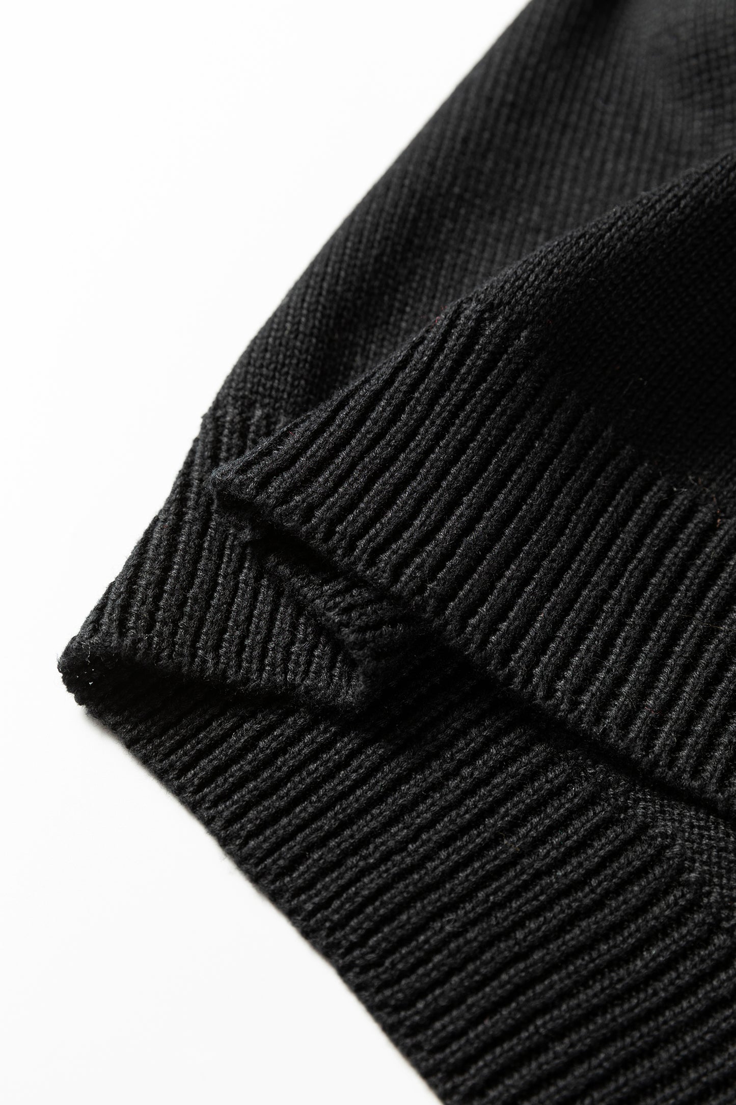 Black Merry Colorful Dot Detail Christmas Drop Shoulder Sweater-Sweaters & Cardigans/Sweaters-[Adult]-[Female]-2022 Online Blue Zone Planet