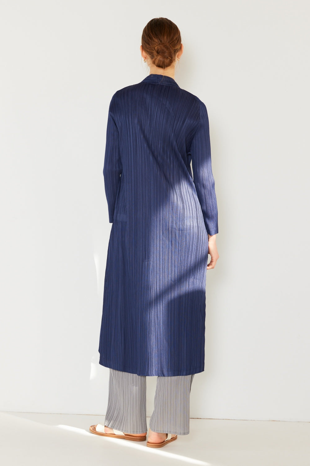 Blue Zone Planet | Marina West Swim Pleated Long Sleeve Cardigan-TOPS / DRESSES-[Adult]-[Female]-2022 Online Blue Zone Planet