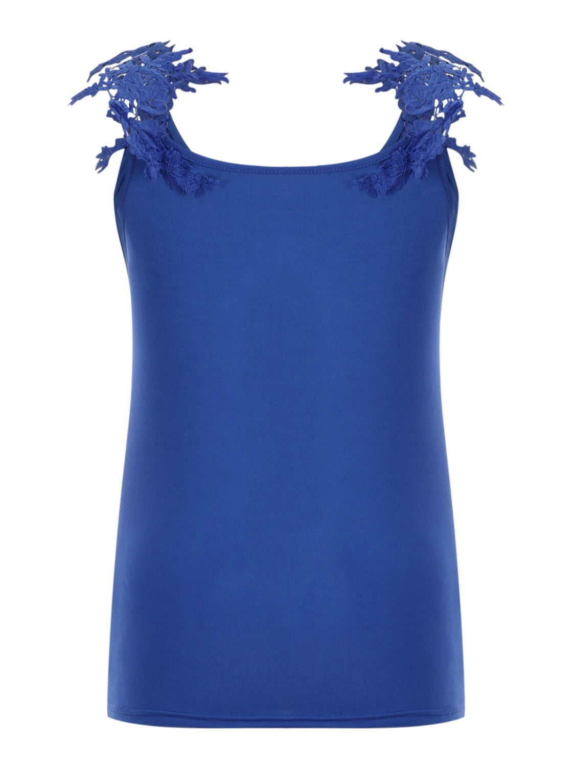 Full Size Lace Detail Scoop Neck Tank-TOPS / DRESSES-[Adult]-[Female]-2022 Online Blue Zone Planet