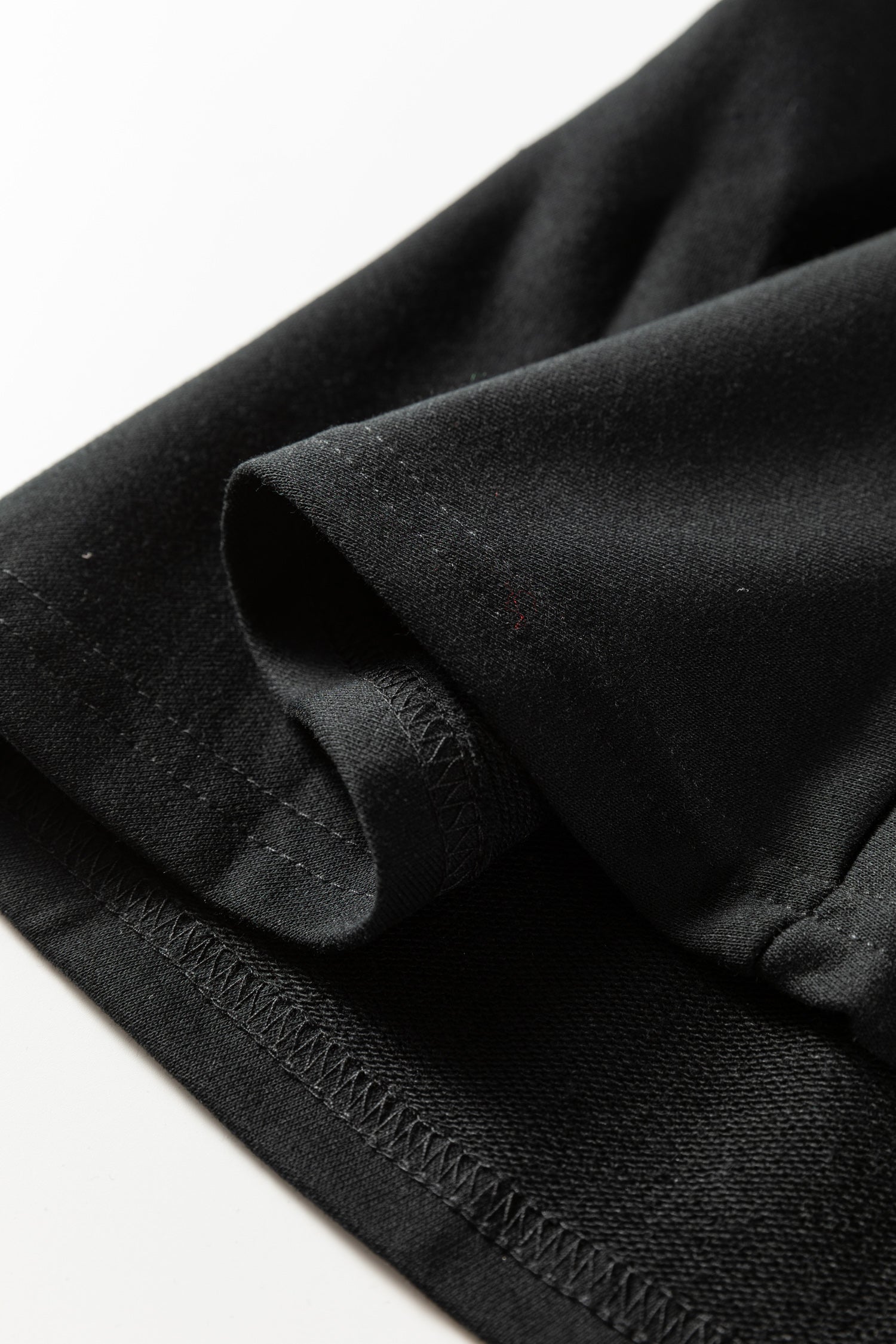 Black Plus Size Striped Cuffs Polo Collar Patchwork Long Sleeve Ruffle Hem Dress-TOPS / DRESSES-[Adult]-[Female]-2022 Online Blue Zone Planet