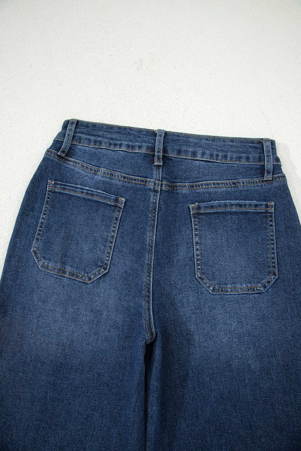 Ashleigh Blue Cropped High Rise Wide Leg Jeans-Bottoms/Jeans-[Adult]-[Female]-2022 Online Blue Zone Planet