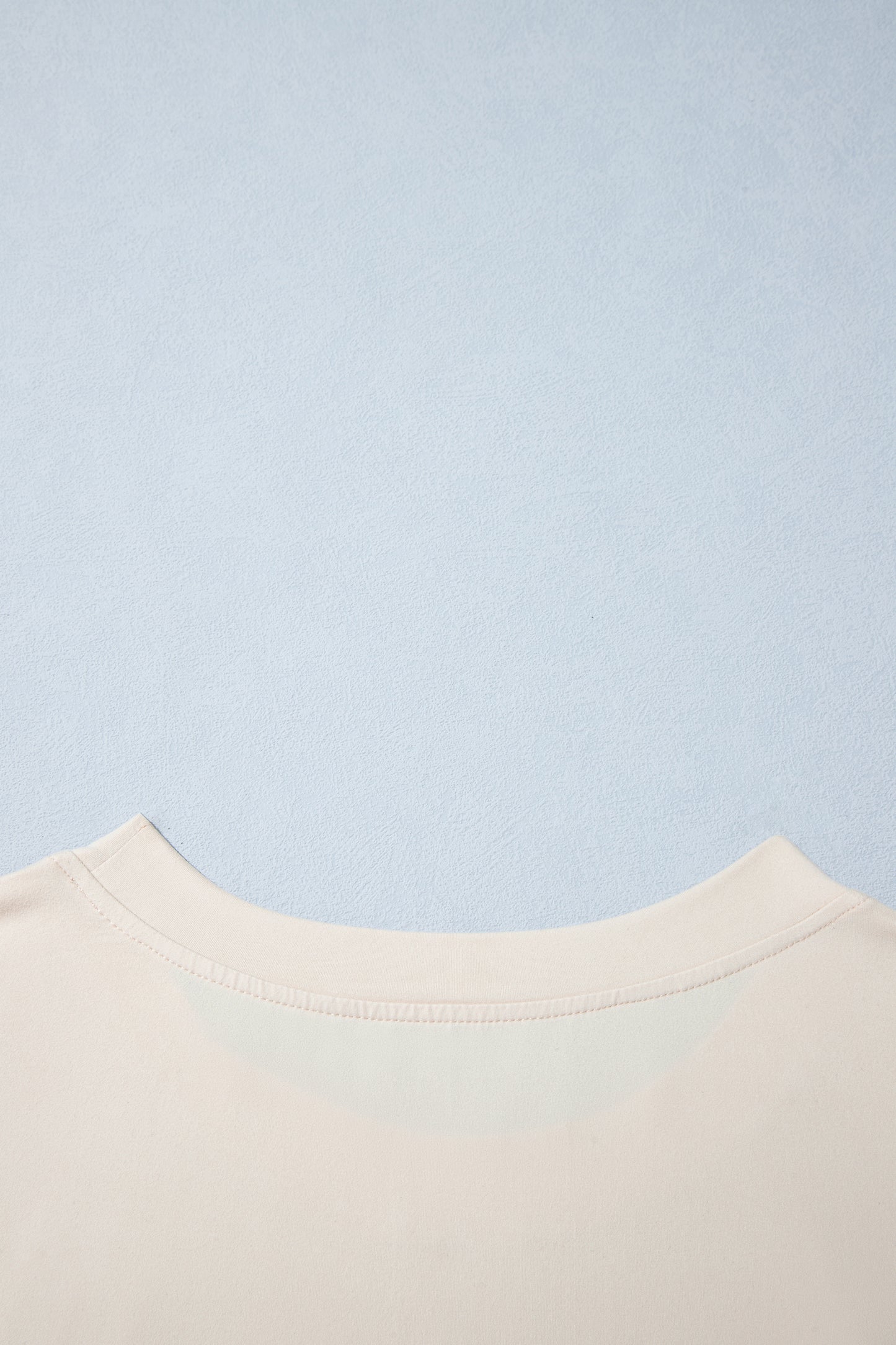 Parchment Polka Dot Long Sleeve Round Neck Plus Size Blouse-Plus Size/Plus Size Tops/Plus Size Long Sleeve Tops-[Adult]-[Female]-2022 Online Blue Zone Planet