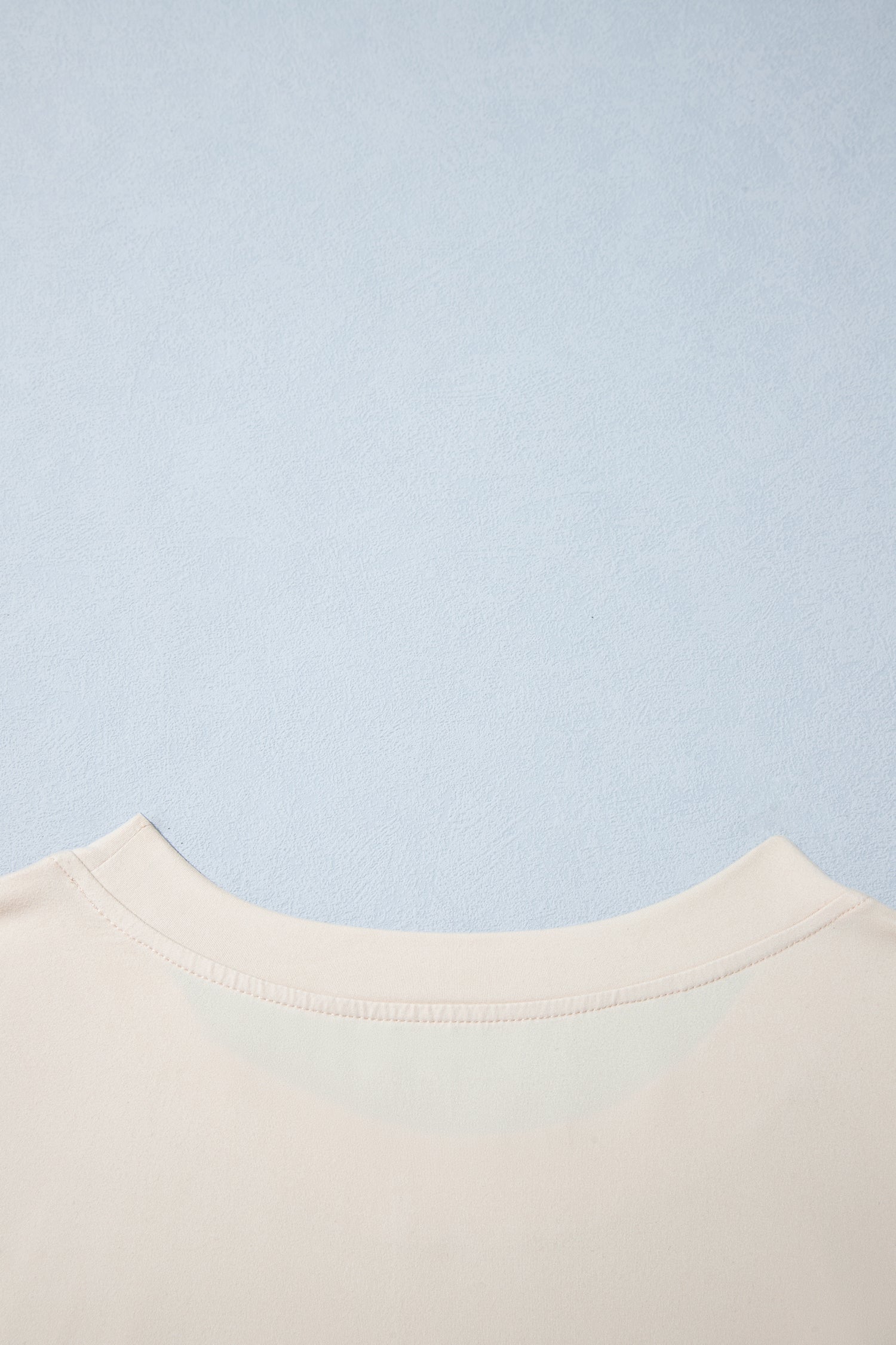 Parchment Polka Dot Long Sleeve Round Neck Plus Size Blouse-Plus Size/Plus Size Tops/Plus Size Long Sleeve Tops-[Adult]-[Female]-2022 Online Blue Zone Planet
