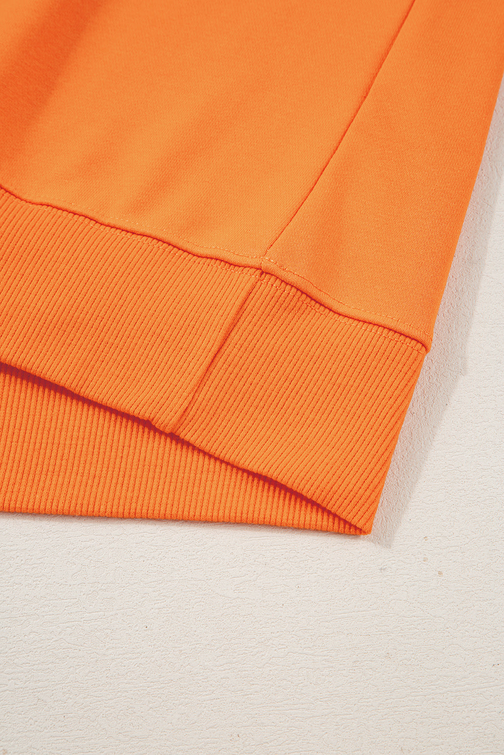 Grapefruit Orange Spooky Graphic Halloween Crew Neck Holiday Sweatshirt-Tops/Sweatshirts & Hoodies-[Adult]-[Female]-2022 Online Blue Zone Planet