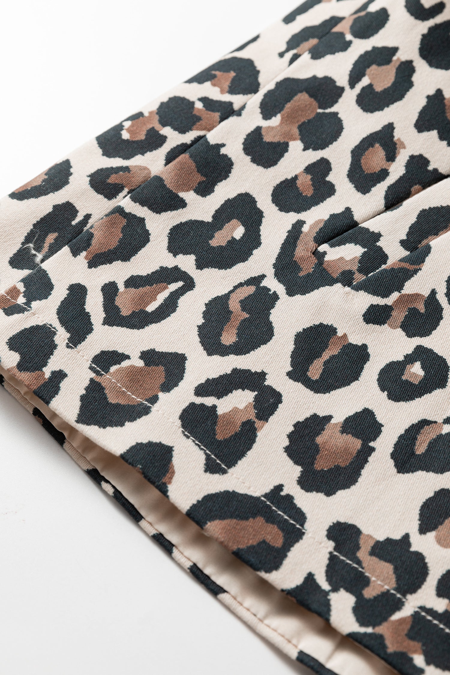 Brown Leopard Open Front Jacket Vest-Outerwear/Vests-[Adult]-[Female]-2022 Online Blue Zone Planet