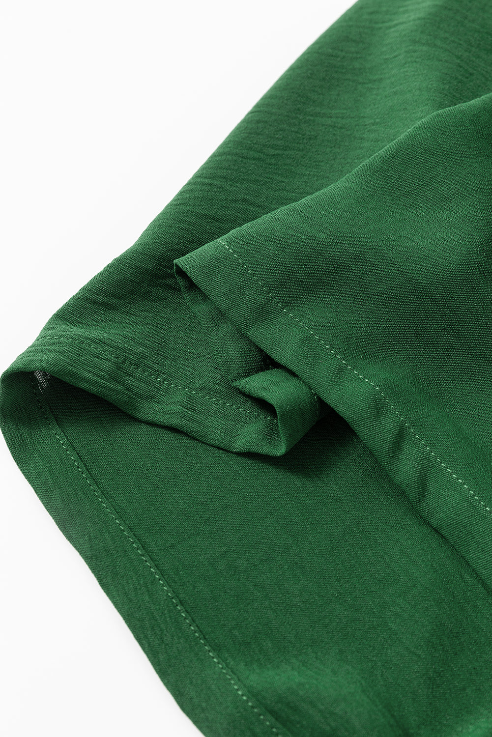 Green Casual Pocketed Smocked Sleeveless Romper-Bottoms/Jumpsuits & Rompers-[Adult]-[Female]-2022 Online Blue Zone Planet