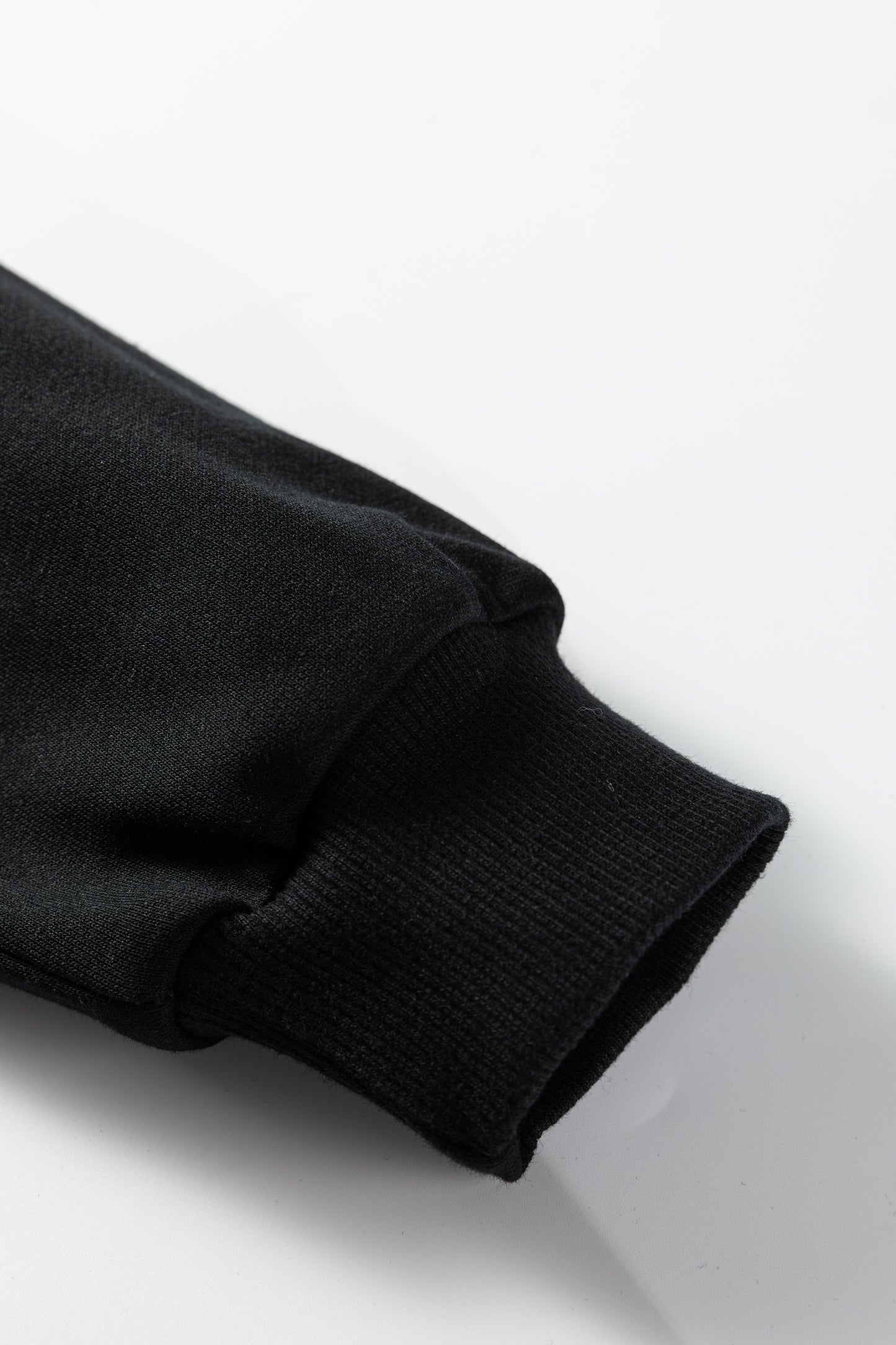 Black Leopard Print Patchwork Varsity Raglan Sleeve Sweatshirt Dress-TOPS / DRESSES-[Adult]-[Female]-2022 Online Blue Zone Planet