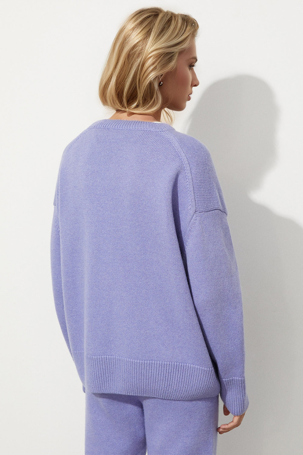 Basic Bae Round Neck Dropped Shoulder Long Sleeve Sweater-TOPS / DRESSES-[Adult]-[Female]-2022 Online Blue Zone Planet