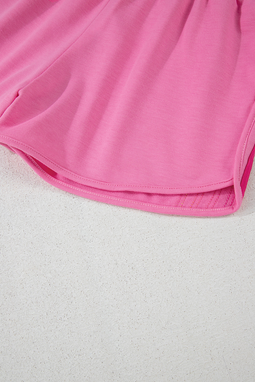 Bonbon Color Block Stripes Elastic High Waist Active Shorts-Bottoms/Casual Shorts-[Adult]-[Female]-2022 Online Blue Zone Planet