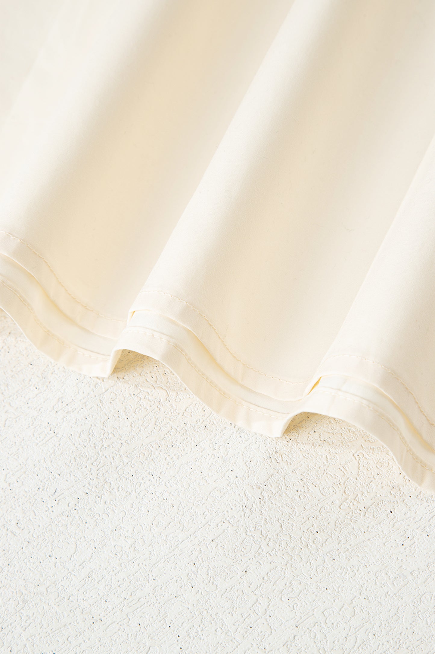 White Floral Puff Sleeve Contrast V Neck Patchwork Blouse-Tops/Blouses & Shirts-[Adult]-[Female]-2022 Online Blue Zone Planet