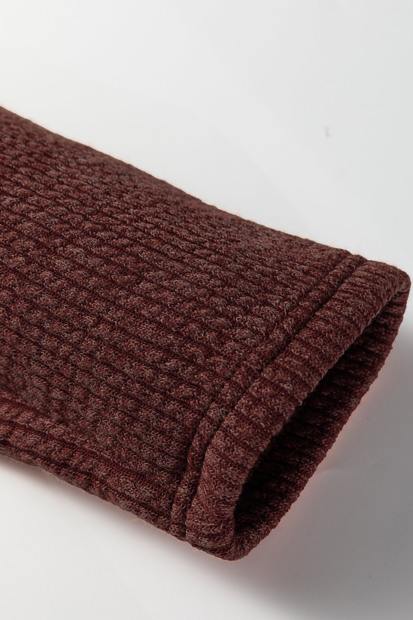 Red Sandalwood Ribbed Knit Buttons Front Flap Pocket Casual Shacket-Outerwear/Jackets-[Adult]-[Female]-2022 Online Blue Zone Planet