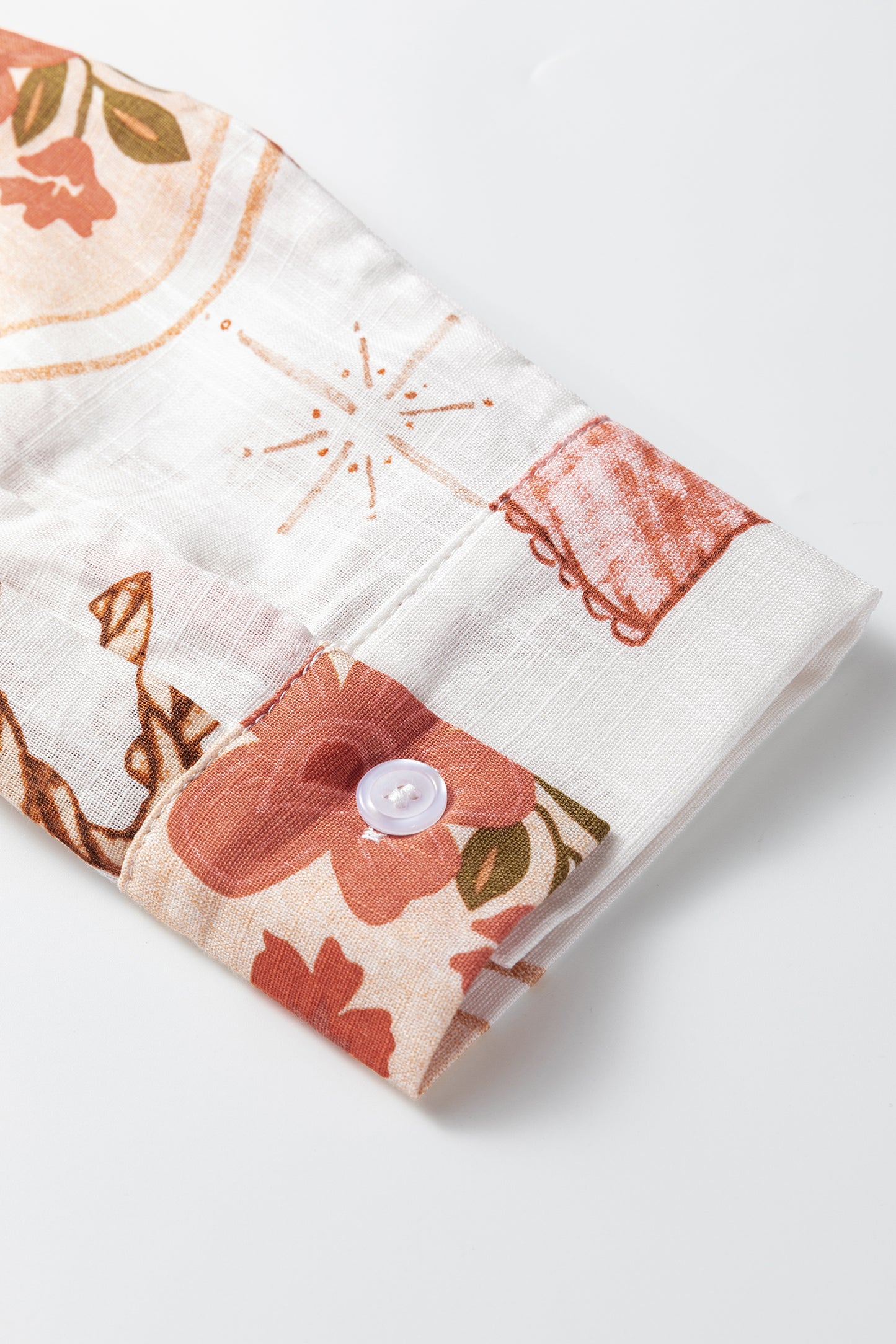 White Rodeo Cowgirl Print Western Button up Shirt-Tops/Blouses & Shirts-[Adult]-[Female]-2022 Online Blue Zone Planet