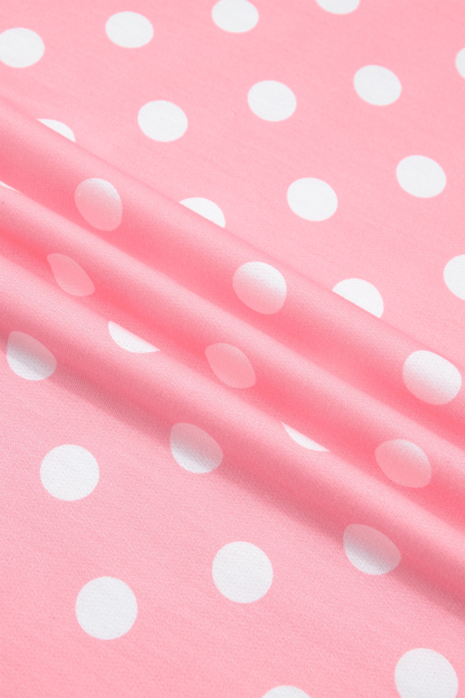 Sky Blue Polka Dot Oversized Top Drawstring Short Set-Two Piece Sets/Short Sets-[Adult]-[Female]-2022 Online Blue Zone Planet