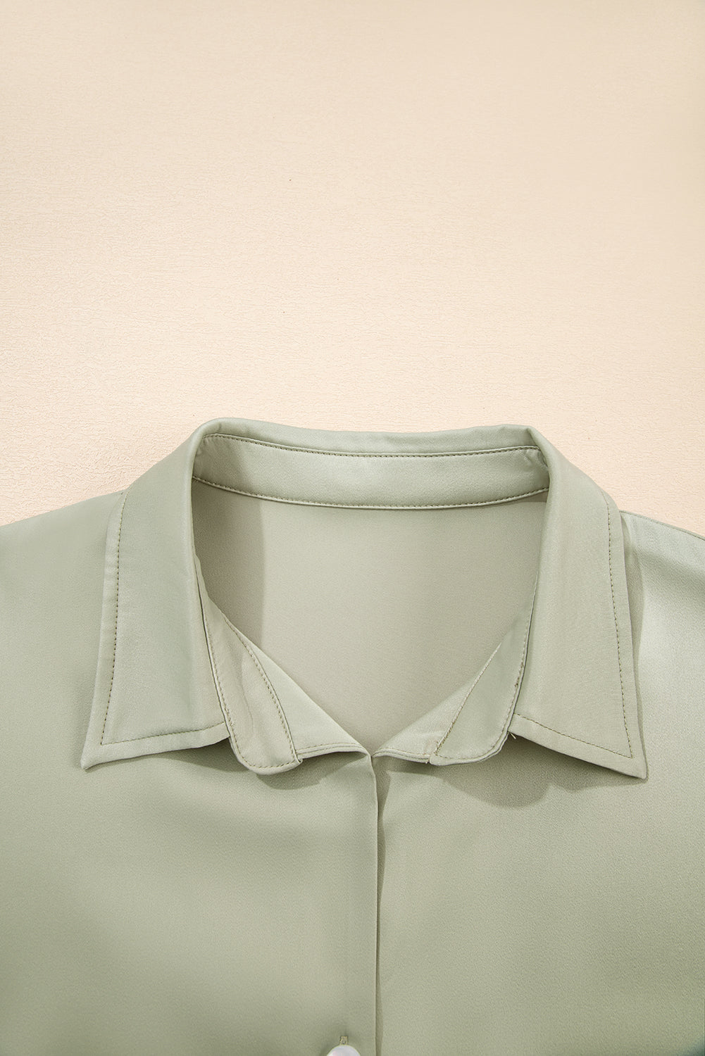 Laurel Green Buttoned Collar Shift T-Shirt Mini Dress-Dresses/Mini Dresses-[Adult]-[Female]-2022 Online Blue Zone Planet