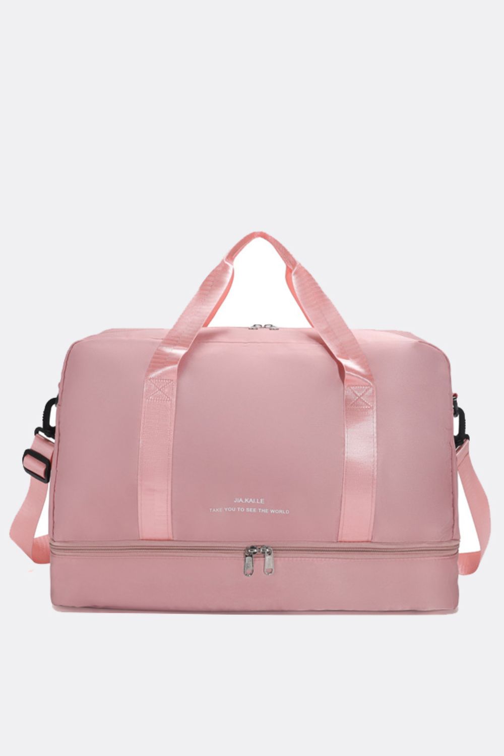 Nylon Dry and Wet Separation Travel Bag-HANDBAGS-[Adult]-[Female]-Dusty Pink-One Size-2022 Online Blue Zone Planet