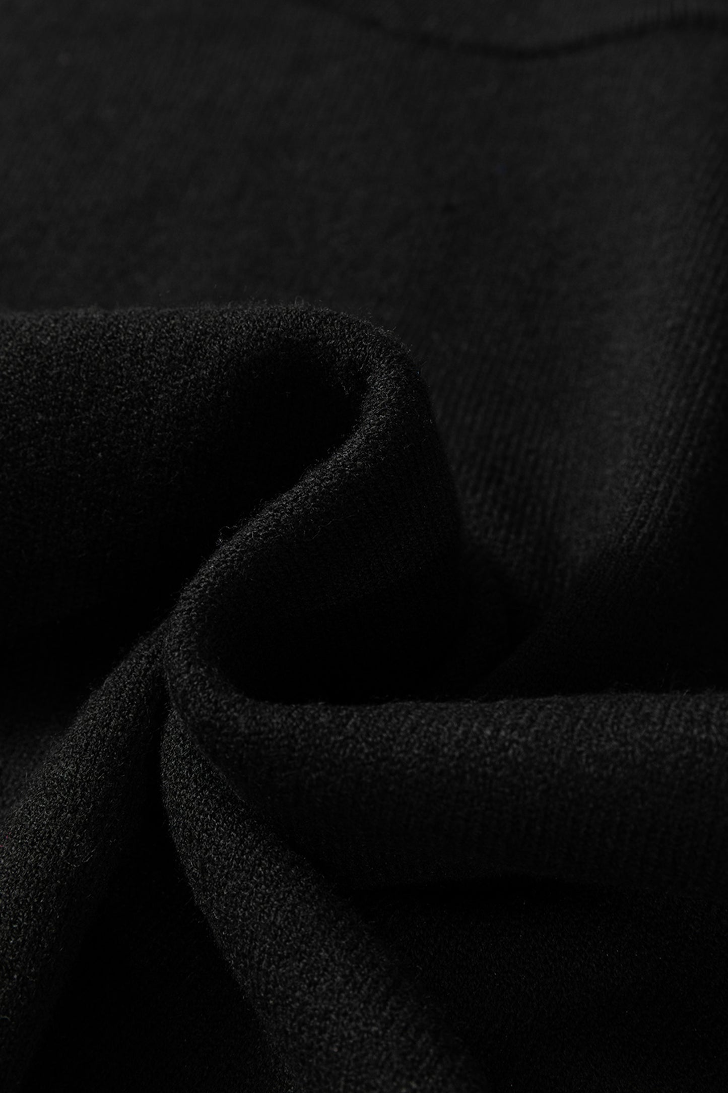 Black Solid Color Crew Neck Knit Cap Sleeve Sweater-TOPS / DRESSES-[Adult]-[Female]-2022 Online Blue Zone Planet