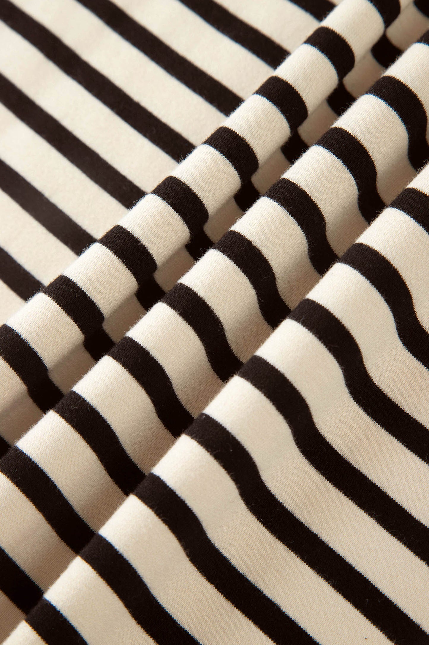 Black Stripe Ribbed Color Block Trim Zip Polo Tee Drawstring Shorts 2pcs Outfit-Two Piece Sets/Short Sets-[Adult]-[Female]-2022 Online Blue Zone Planet