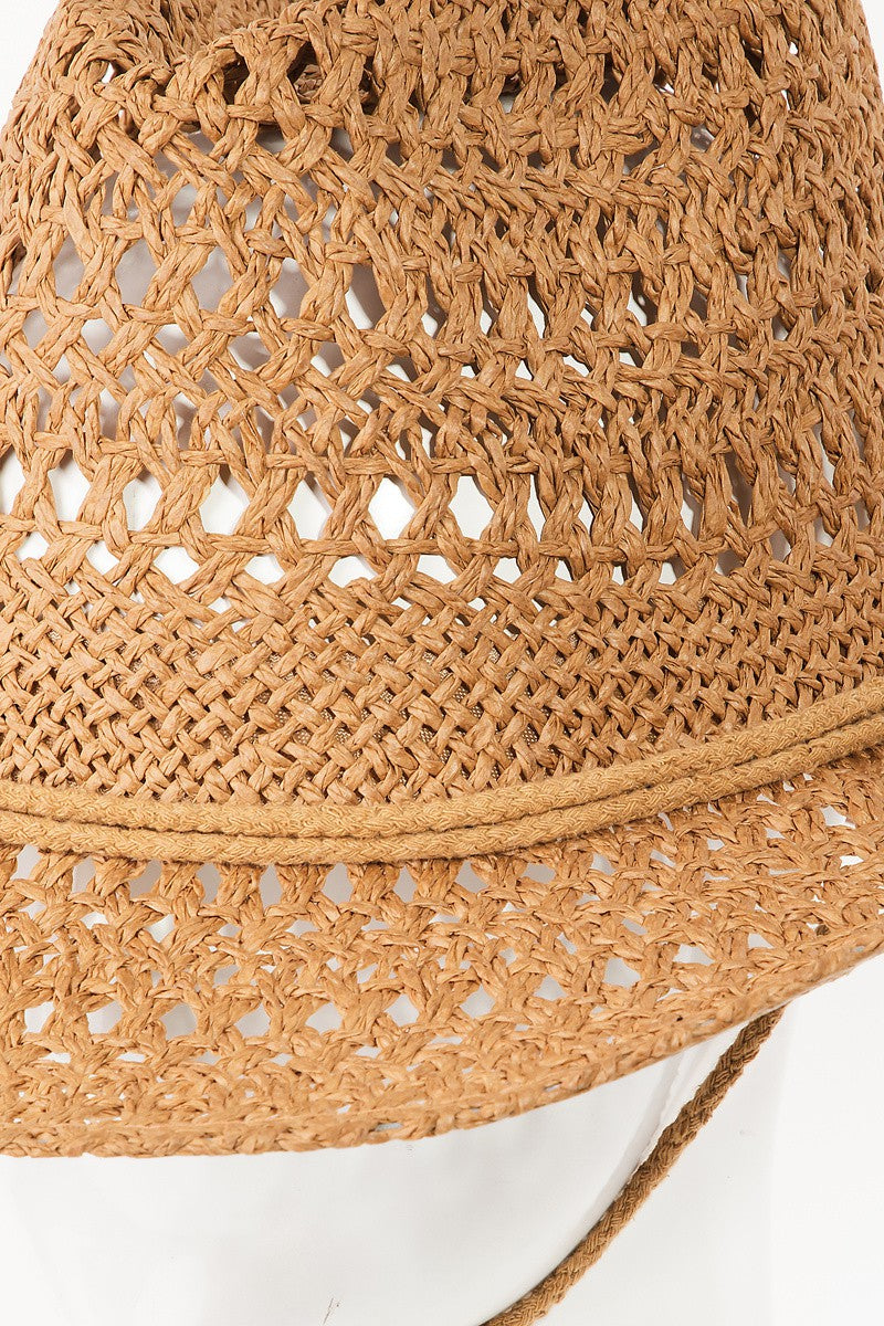 Fame Rope Strap Straw Braided Hat-HATS-[Adult]-[Female]-2022 Online Blue Zone Planet