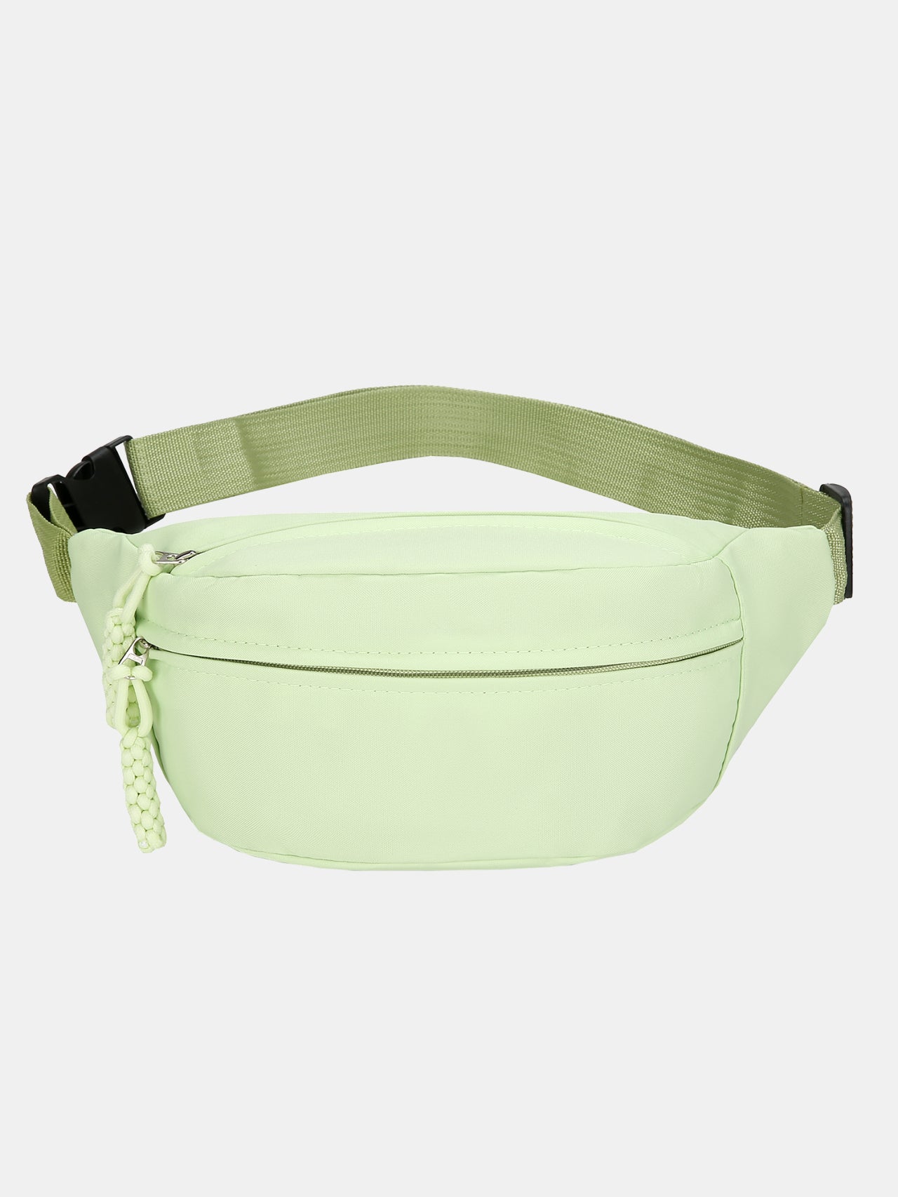 Blue Zone Planet | Oxford Cloth Adjustable Strap Sling Bag-HANDBAGS-[Adult]-[Female]-Light Green-One Size-2022 Online Blue Zone Planet