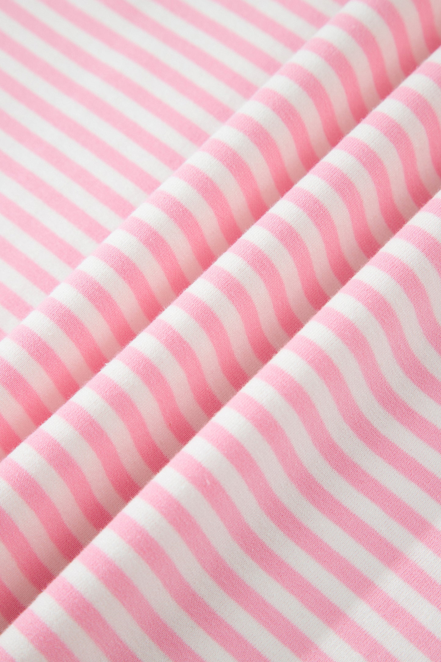 Pink Stripe Oversize Mock Neck Sweatshirt and Shorts Set-Two Piece Sets/Short Sets-[Adult]-[Female]-2022 Online Blue Zone Planet